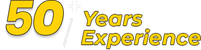 50+ Years Experience